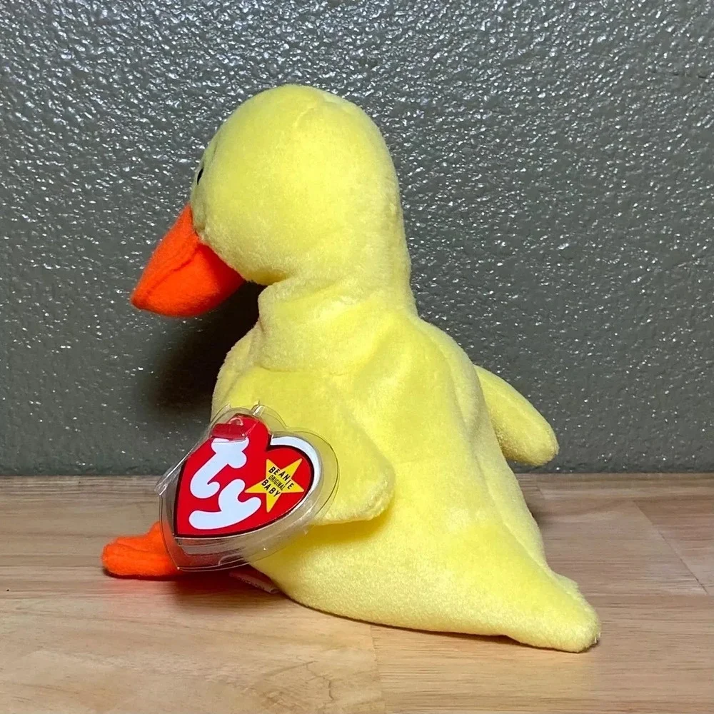 Ty Beanie Baby Original Quackers Retired PVC Pellets Tag Error Fareham, Hants UK